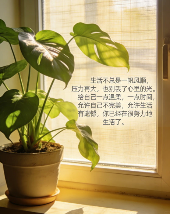 允许生活有遗憾，你已经在很努力地生活了